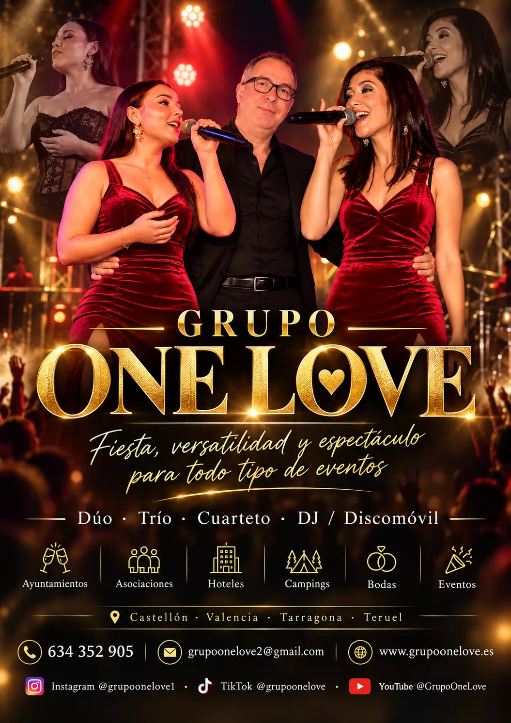 Grupo One Love: fiesta, versatilidad y espectáculo para todo tipo de eventos